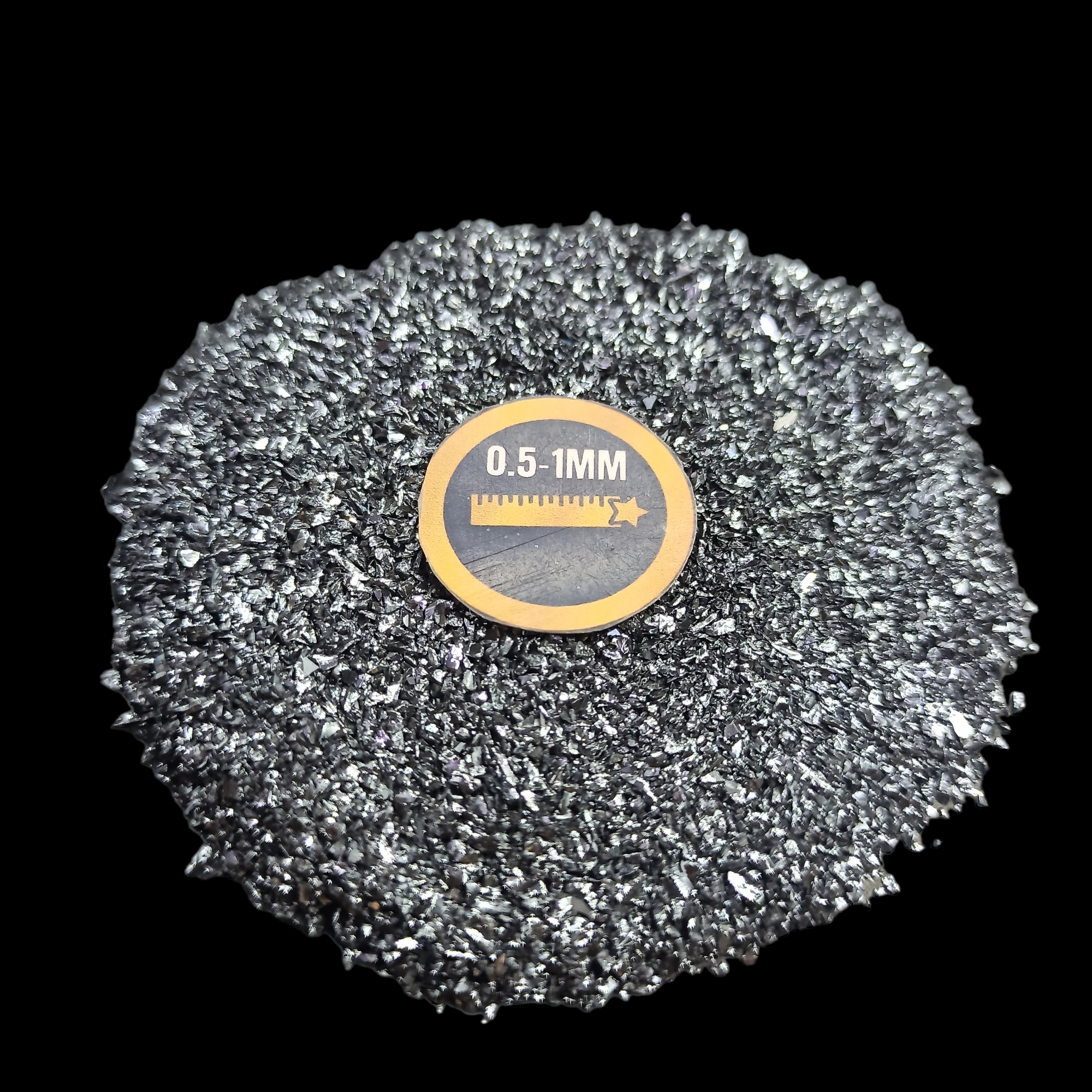 Earthmines Siliconite Gemstone Crushed 0.5-1mm Natural Loose Stone for Resin Art, Jewelry Inlay, Reiki, Chakra Healing & Crystal Bottles