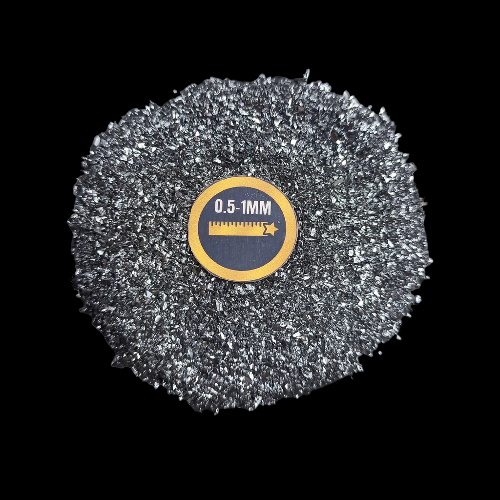 Earthmines Siliconite Gemstone Crushed 0.5-1mm Natural Loose Stone for Resin Art, Jewelry Inlay, Reiki, Chakra Healing & Crystal Bottles