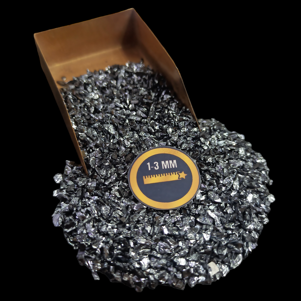 Earthmines Siliconite Gemstone Crushed 1-3mm Natural Loose Stone for Orgonite, Jewelry, Reiki, Chakra Healing & Home Decor