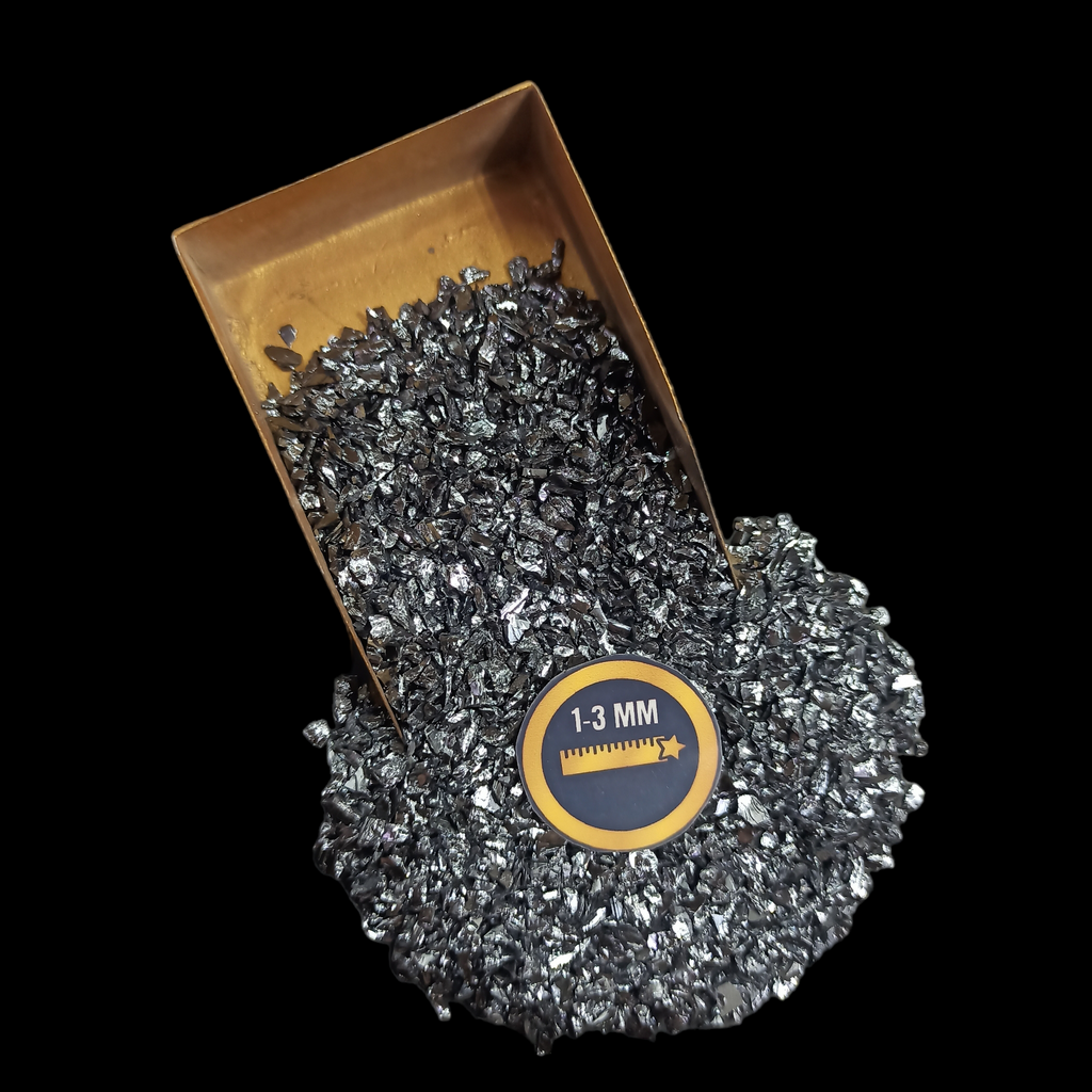 Earthmines Siliconite Gemstone Crushed 1-3mm Natural Loose Stone for Orgonite, Jewelry, Reiki, Chakra Healing & Home Decor