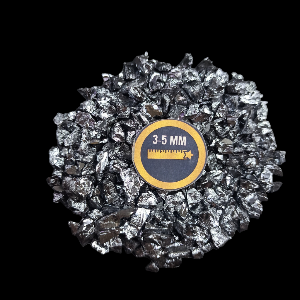 Earthmines Siliconite Gemstone Crushed 3-5mm Natural Loose Stone for Vase Fillers, Crystal Decor, Reiki, Chakra Healing & Feng Shui