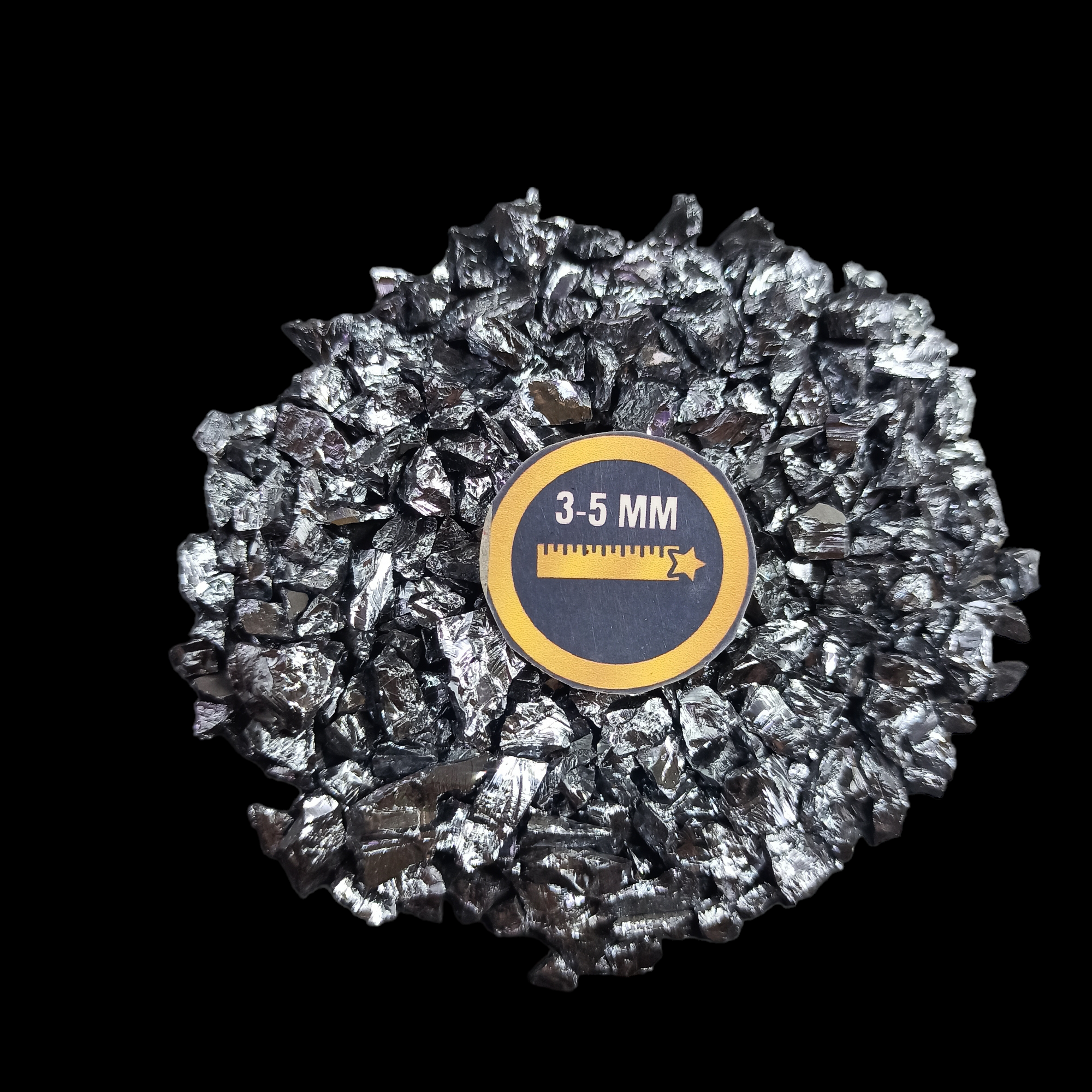 Earthmines Siliconite Gemstone Crushed 3-5mm Natural Loose Stone for Vase Fillers, Crystal Decor, Reiki, Chakra Healing & Feng Shui