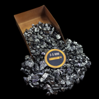 Earthmines Siliconite Gemstone Crushed 3-5mm Natural Loose Stone for Vase Fillers, Crystal Decor, Reiki, Chakra Healing & Feng Shui