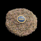 Earthmines Multi Tourmaline Gemstone Crushed 0.5-1mm Natural Loose Stone for Resin Art, Jewelry Inlay, Reiki, Chakra Healing & Crystal Bottles