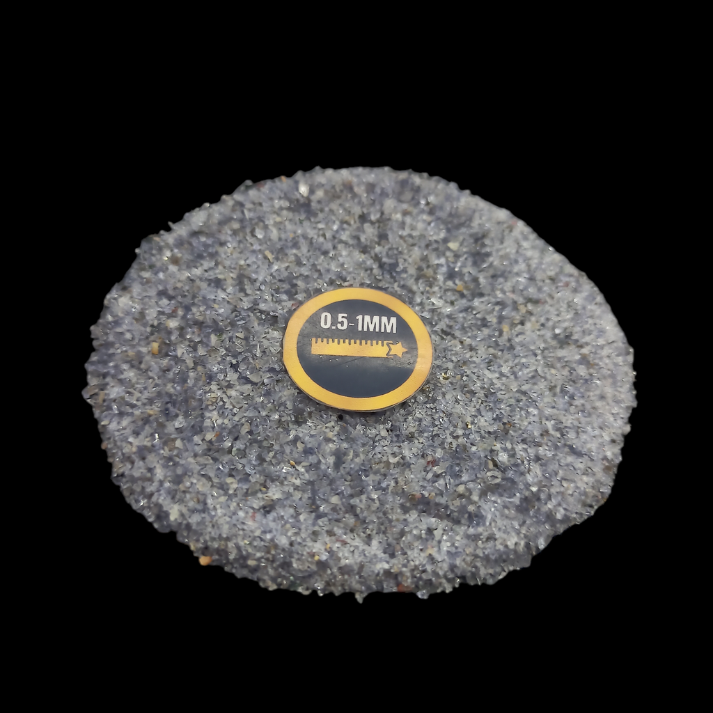 Earthmines Natural Iolite Gemstone Crushed 0.5-1mm Natural Loose Stone for Resin Art, Jewelry Inlay, Reiki, Chakra Healing & Crystal Bottles