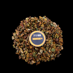 Earthmines Fruit Jasper Gemstone Crushed 3-5mm Natural Loose Stone for Vase Fillers, Crystal Decor, Reiki, Chakra Healing & Feng Shui