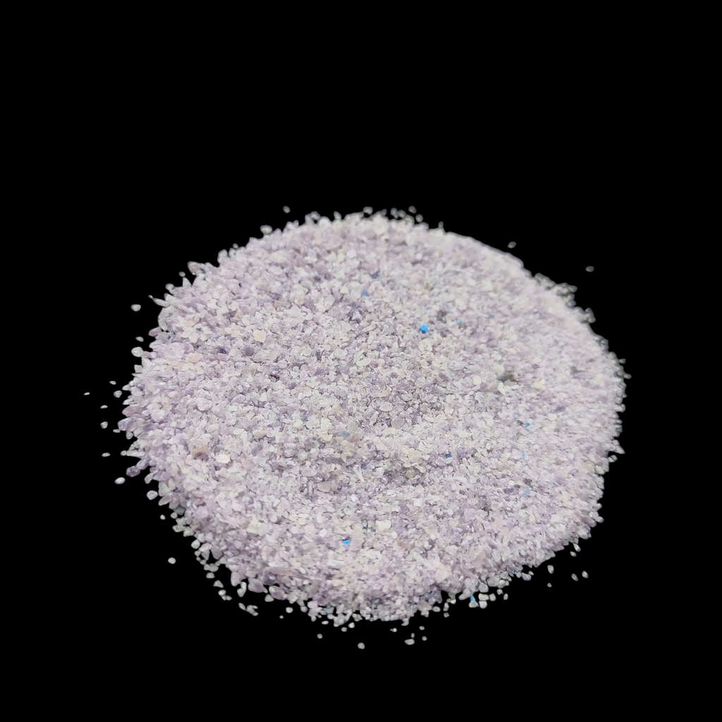 Earthmines Lepidolite Gemstone Crushed 0.5-1mm Natural Loose Stone for Resin Art, Jewelry Inlay, Reiki, Chakra Healing & Crystal Bottles