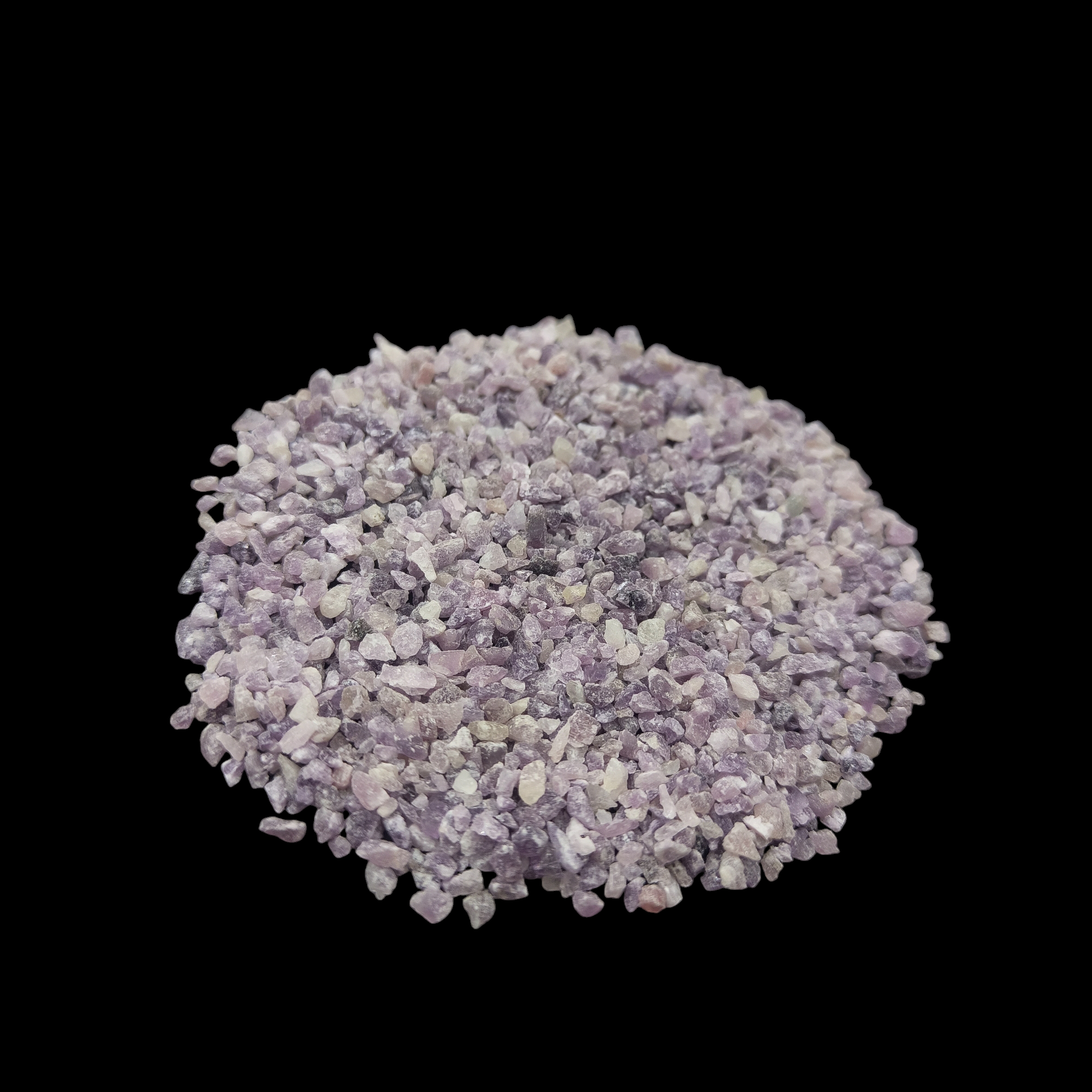 Earthmines Lepidolite Gemstone Crushed 1-3mm Natural Loose Stone for Orgonite, Jewelry, Reiki, Chakra Healing & Home Decor