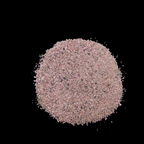 Earthmines Rhodonite Gemstone Crushed 0.5-1mm Natural Loose Stone for Resin Art, Jewelry Inlay, Reiki, Chakra Healing & Crystal Bottles