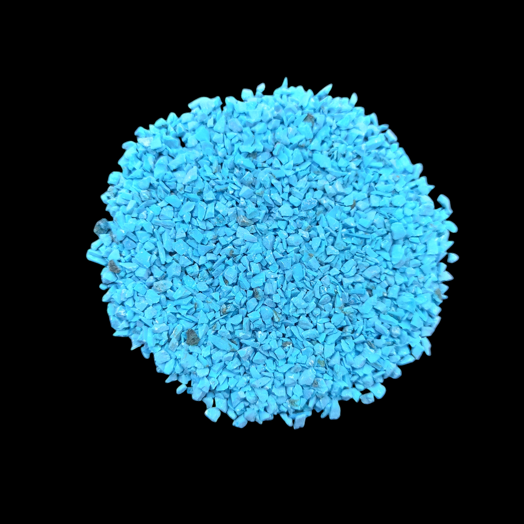 Earthmines New Natural Turquoise Gemstone Crushed 1-3mm Natural Loose Stone for Orgonite, Jewelry, Reiki, Chakra Healing & Home Decor