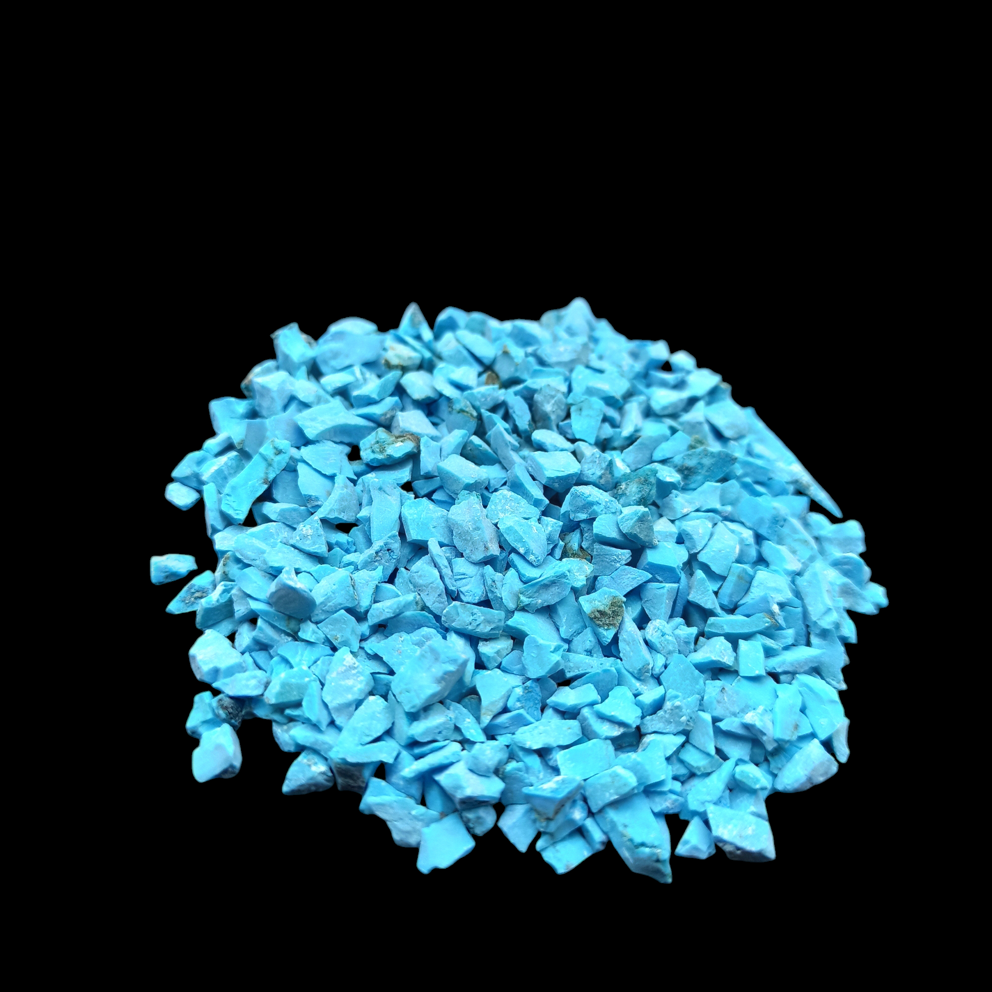 Earthmines New Natural Turquoise Gemstone Crushed 3-5mm Natural Loose Stone for Vase Fillers, Crystal Decor, Reiki, Chakra Healing & Feng Shui