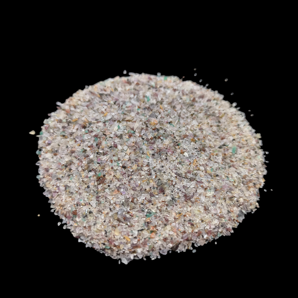Earthmines Multi Natural Stones Gemstone Crushed 0.5-1mm Natural Loose Stone for Resin Art, Jewelry Inlay, Reiki, Chakra Healing & Crystal Bottles