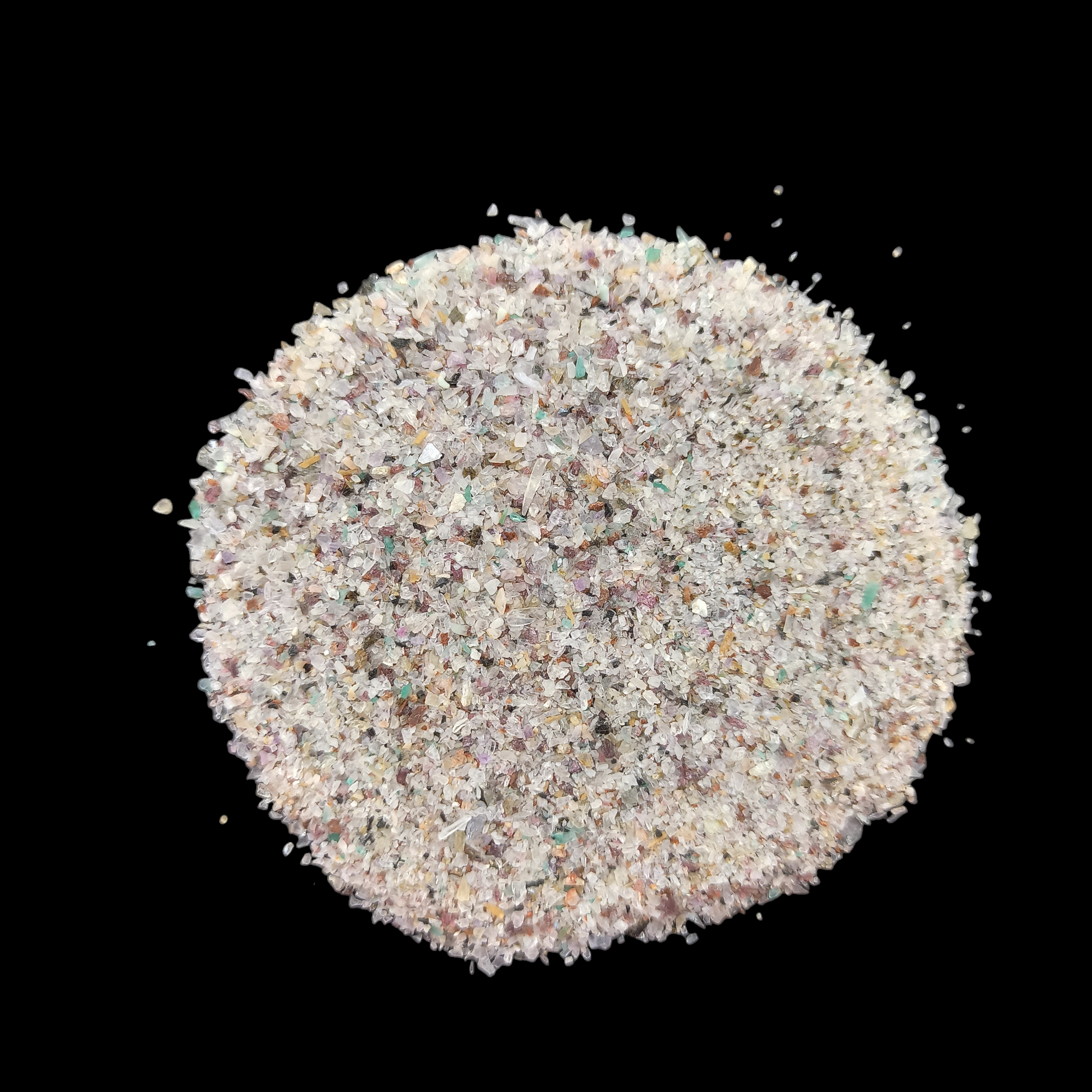 Earthmines Multi Natural Stones Gemstone Crushed 0.5-1mm Natural Loose Stone for Resin Art, Jewelry Inlay, Reiki, Chakra Healing & Crystal Bottles