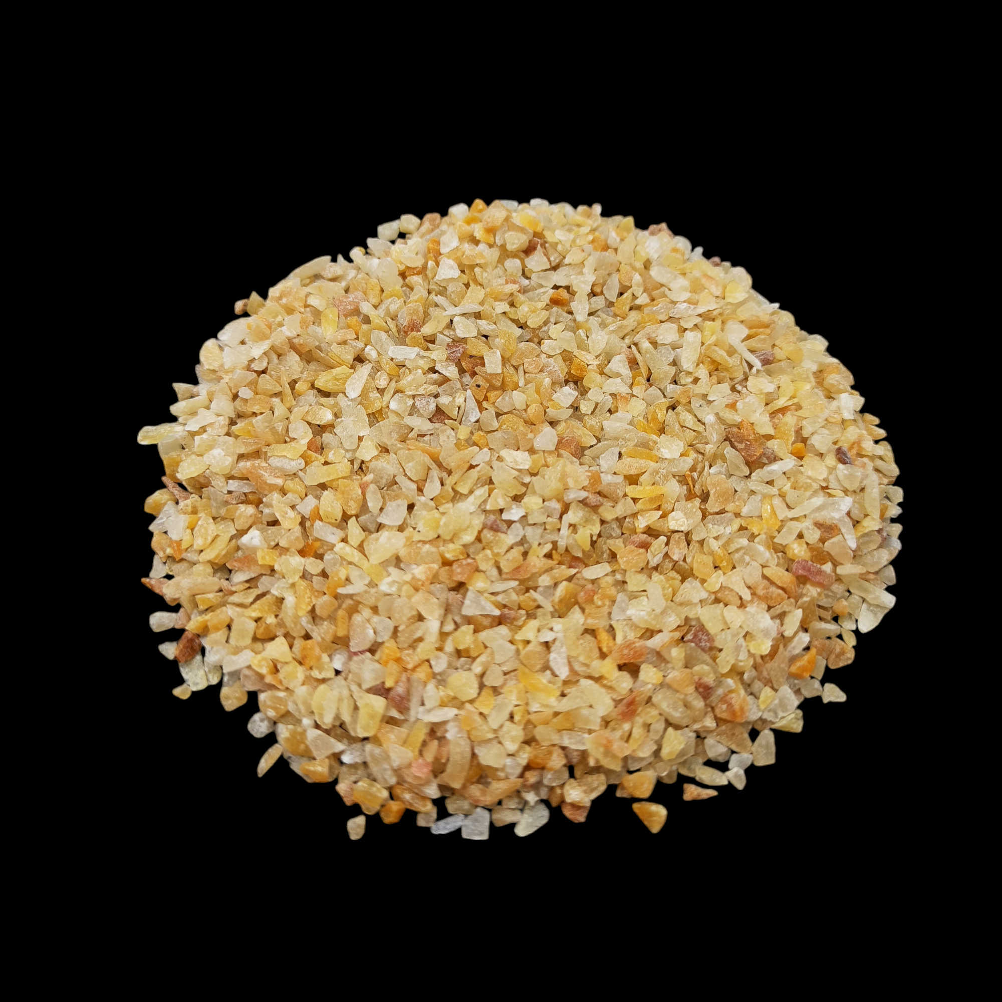 Earthmines Yellow Gold Gemstone Crushed 1-3mm Natural Loose Stone for Orgonite, Jewelry, Reiki, Chakra Healing & Home Decor