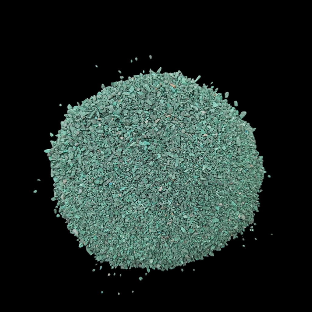 Earthmines Natural Malachite Gemstone Crushed 0.5-1mm Natural Loose Stone for Resin Art, Jewelry Inlay, Reiki, Chakra Healing & Crystal Bottles