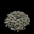 Earthmines Green Jade Gemstone Crushed 3-5mm Natural Loose Stone for Vase Fillers, Crystal Decor, Reiki, Chakra Healing & Feng Shui