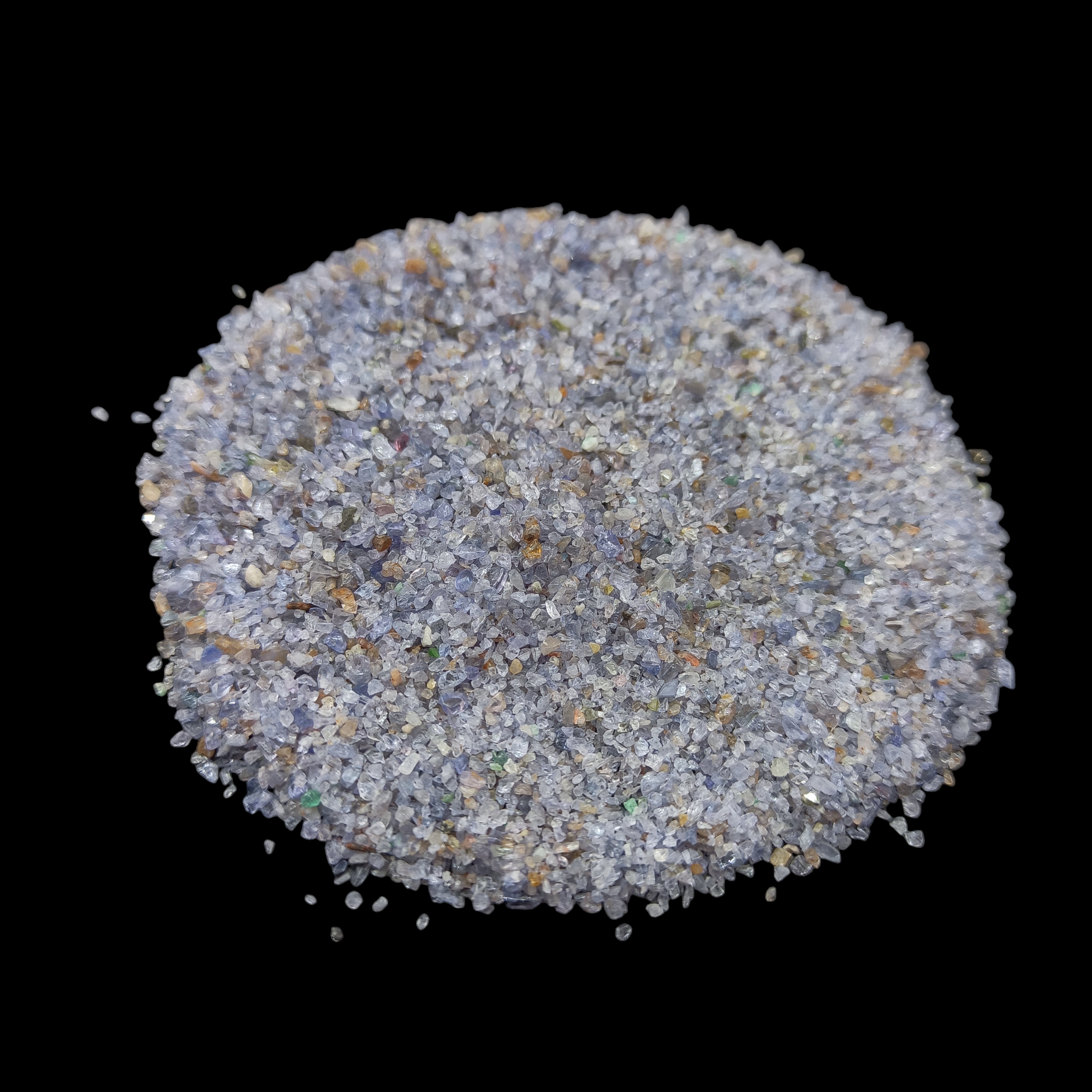 Earthmines Tanzanite Gemstone Crushed 1-3mm Natural Loose Stone for Orgonite, Jewelry, Reiki, Chakra Healing & Home Decor