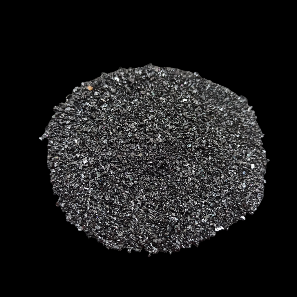 Earthmines Carborundum Gemstone Crushed 0.5-1mm Natural Loose Stone for Resin Art, Jewelry Inlay, Reiki, Chakra Healing & Crystal Bottles