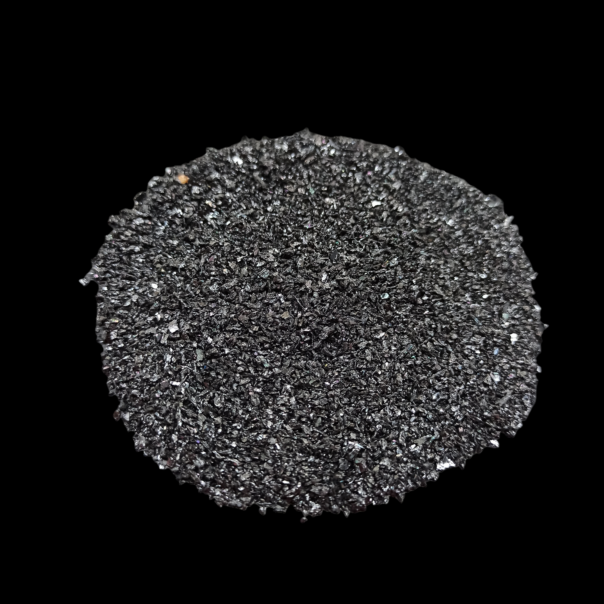 Earthmines Carborundum Gemstone Crushed 0.5-1mm Natural Loose Stone for Resin Art, Jewelry Inlay, Reiki, Chakra Healing & Crystal Bottles
