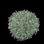 Earthmines Green Obsidian Gemstone Crushed 3-5mm Natural Loose Stone for Vase Fillers, Crystal Decor, Reiki, Chakra Healing & Feng Shui