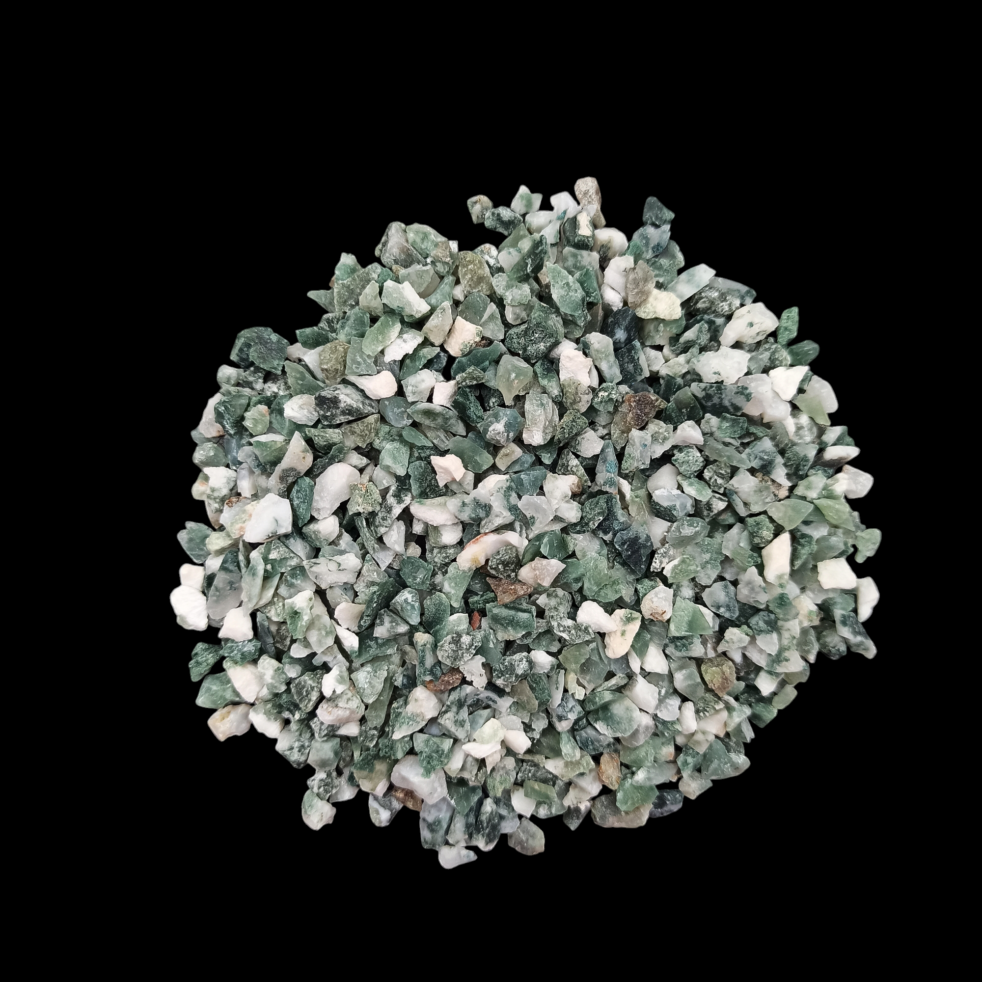 Earthmines Tree Agate Gemstone Crushed 3-5mm Natural Loose Stone for Vase Fillers, Crystal Decor, Reiki, Chakra Healing & Feng Shui