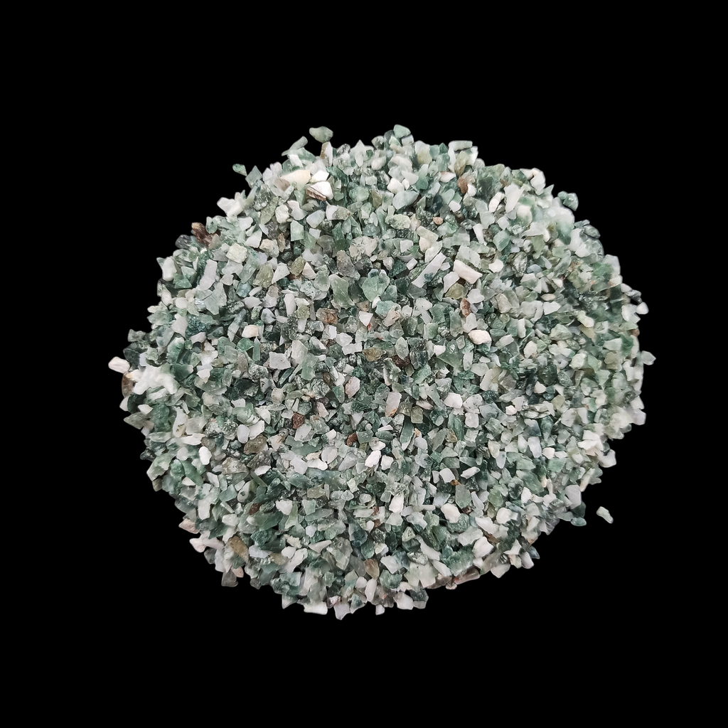 Earthmines Tree Agate Gemstone Crushed 1-3mm Natural Loose Stone for Orgonite, Jewelry, Reiki, Chakra Healing & Home Decor