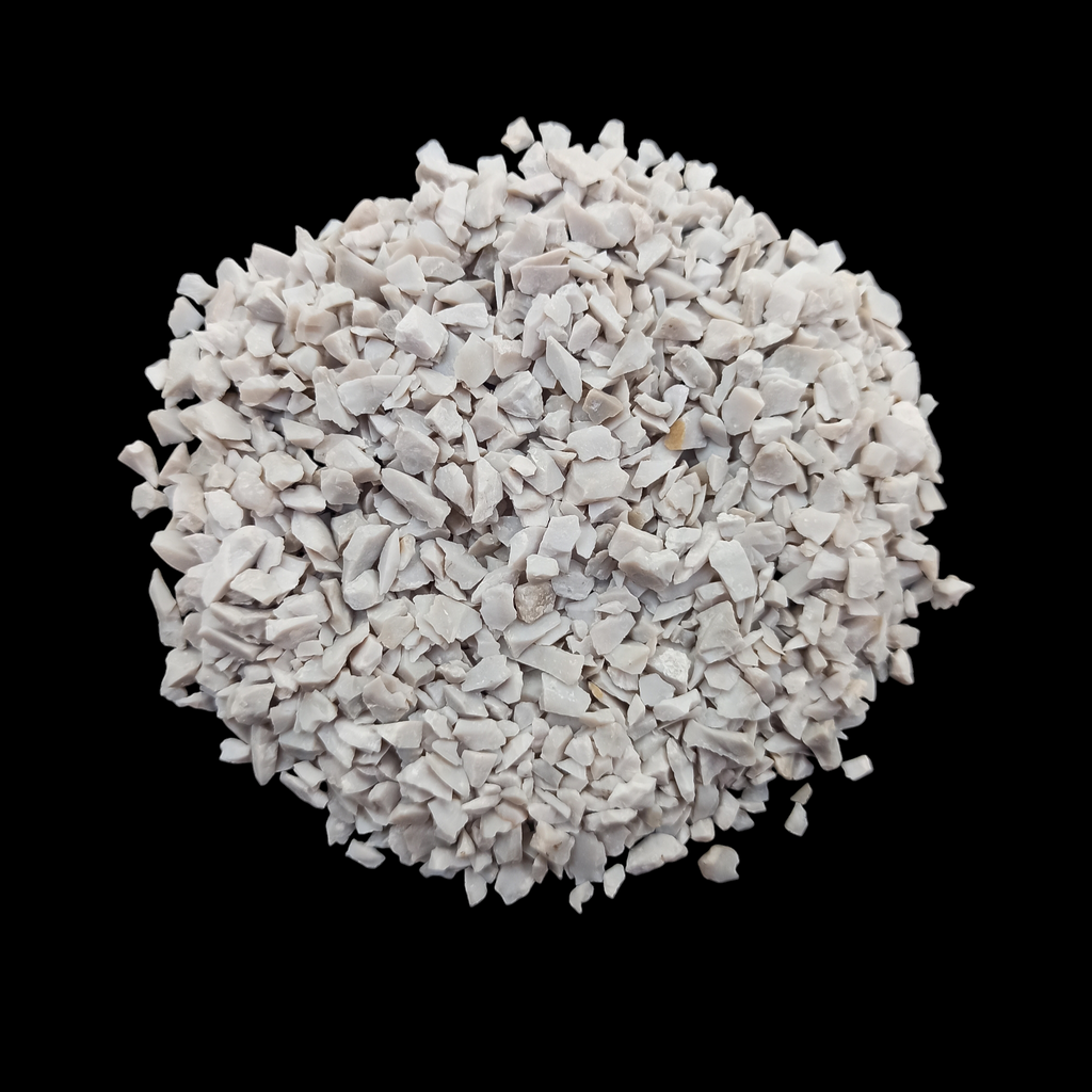 Earthmines White Opal Gemstone Crushed 3-5mm Natural Loose Stone for Vase Fillers, Crystal Decor, Reiki, Chakra Healing & Feng Shui