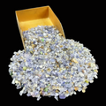 Earthmines Tanzanite Gemstone Crushed 3-5mm Natural Loose Stone for Vase Fillers, Crystal Decor, Reiki, Chakra Healing & Feng Shui