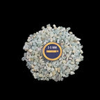 Earthmines Aquamarine Gemstone Crushed 3-5mm Natural Loose Stone for Vase Fillers, Crystal Decor, Reiki, Chakra Healing & Feng Shui - Image 2