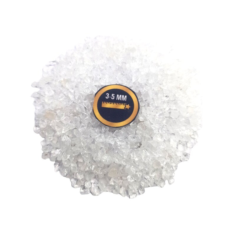 Earthmines Crystal Gemstone Crushed 3-5mm Natural Loose Stone for Vase Fillers, Crystal Decor, Reiki, Chakra Healing & Feng Shui - Image 4