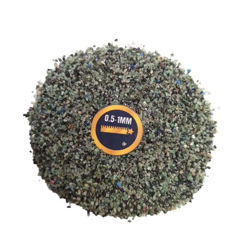 Earthmines Emerald Gemstone Crushed 0.5-1mm Natural Loose Stone for Resin Art, Jewelry Inlay, Reiki, Chakra Healing & Crystal Bottles - Image 4