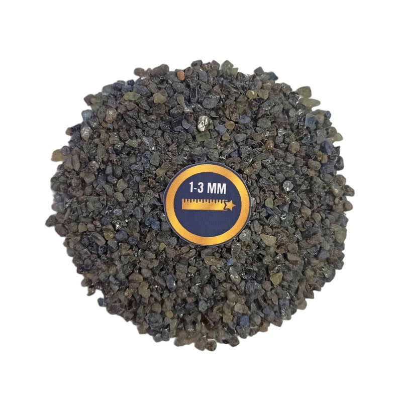 Earthmines Sapphire Gemstone Crushed 1-3mm Natural Loose Stone for Orgonite, Jewelry, Reiki, Chakra Healing & Home Decor - Image 4