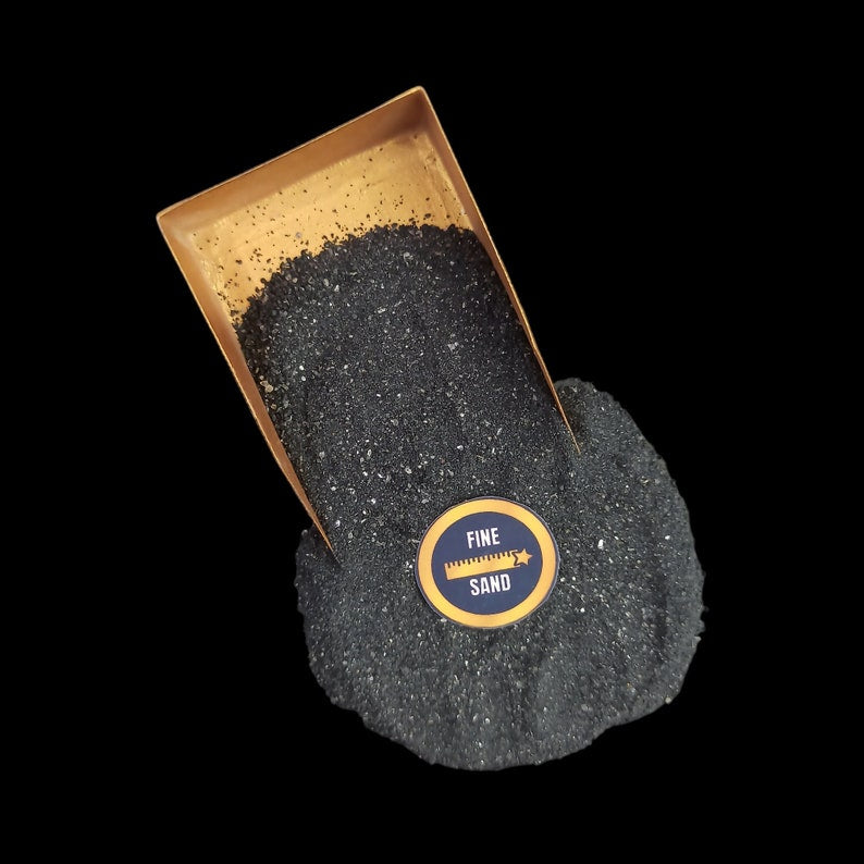 Earthmines Black Tourmaline Gemstone Powder Natural Loose Stone for Resin Art, Jewelry Inlay, Reiki, Chakra Healing & Spiritual Decor - Image 4