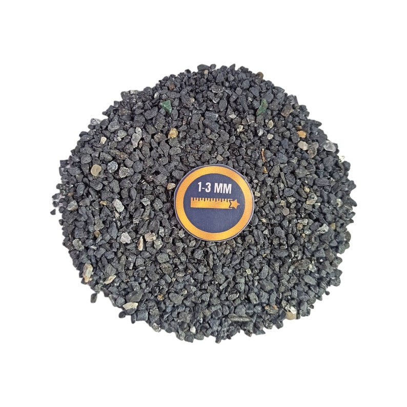 Earthmines Black Tourmaline Gemstone Crushed 1-3mm Natural Loose Stone for Orgonite, Jewelry, Reiki, Chakra Healing & Home Decor - Image 4