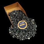 Earthmines Black Tourmaline Gemstone Crushed 3-5mm Natural Loose Stone for Vase Fillers, Crystal Decor, Reiki, Chakra Healing & Feng Shui - Image 1