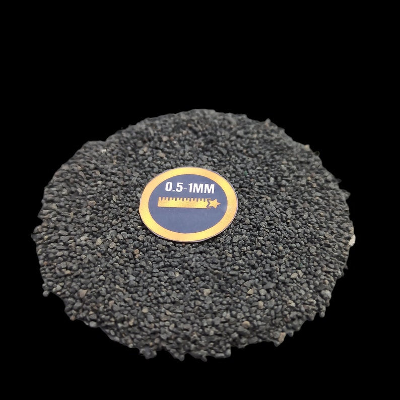 Earthmines Black Onyx Gemstone Crushed 0.5-1mm Natural Loose Stone for Resin Art, Jewelry Inlay, Reiki, Chakra Healing & Crystal Bottles - Image 2