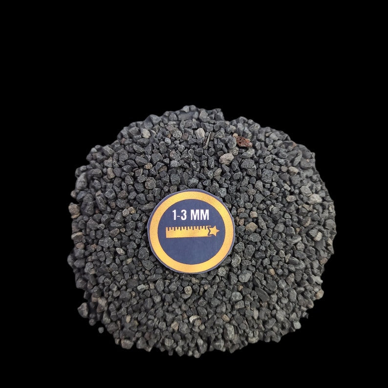 Earthmines Black Onyx Gemstone Crushed 1-3mm Natural Loose Stone for Orgonite, Jewelry, Reiki, Chakra Healing & Home Decor - Image 2