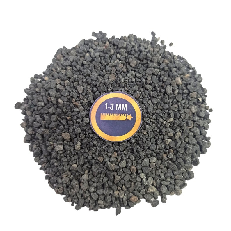 Earthmines Black Onyx Gemstone Crushed 1-3mm Natural Loose Stone for Orgonite, Jewelry, Reiki, Chakra Healing & Home Decor - Image 4