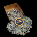 Earthmines Fluorite Gemstone Crushed 3-5mm Natural Loose Stone for Vase Fillers, Crystal Decor, Reiki, Chakra Healing & Feng Shui - Image 1