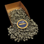 Earthmines Peru Pyrite Gemstone Crushed 3-5mm Natural Loose Stone for Vase Fillers, Crystal Decor, Reiki, Chakra Healing & Feng Shui - Image 1
