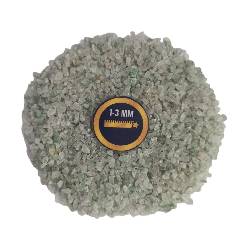 Earthmines Green Aventurine Gemstone Crushed 1-3mm Natural Loose Stone for Orgonite, Jewelry, Reiki, Chakra Healing & Home Decor - Image 4
