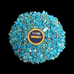 Earthmines Natural Turquoise Gemstone Crushed 3-5mm Natural Loose Stone for Vase Fillers, Crystal Decor, Reiki, Chakra Healing & Feng Shui - Image 2