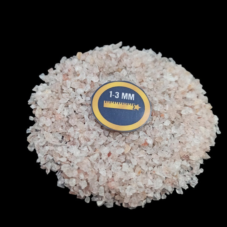 Earthmines Strawberry Quartz Gemstone Crushed 1-3mm Natural Loose Stone for Orgonite, Jewelry, Reiki, Chakra Healing & Home Decor - Image 2