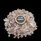 Earthmines Strawberry Quartz Gemstone Crushed 3-5mm Natural Loose Stone for Vase Fillers, Crystal Decor, Reiki, Chakra Healing & Feng Shui - Image 4
