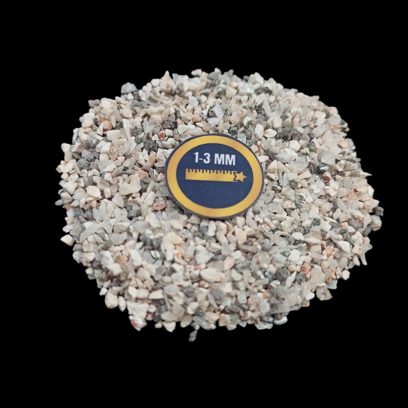 Earthmines Pink Apophyllite Gemstone Crushed 1-3mm Natural Loose Stone for Orgonite, Jewelry, Reiki, Chakra Healing & Home Decor - Image 2