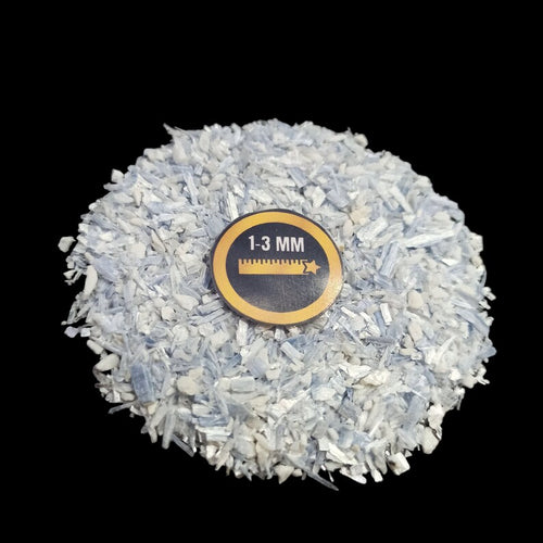 Earthmines Blue Kyanite Gemstone Crushed 1-3mm Natural Loose Stone for Orgonite, Jewelry, Reiki, Chakra Healing & Home Decor - Image 2