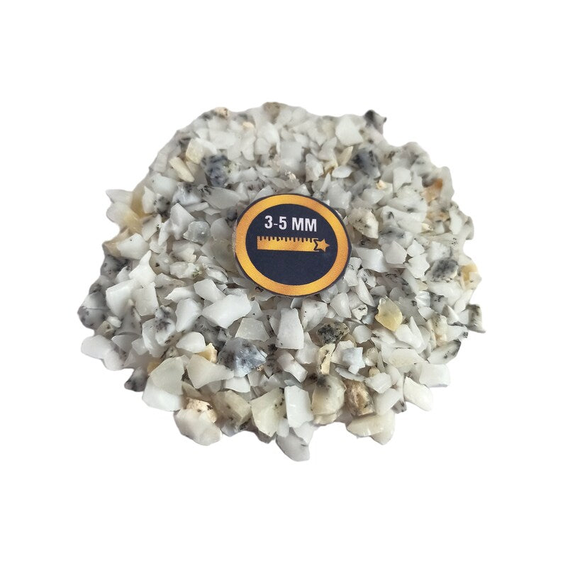 Earthmines Dendrite Opal Gemstone Crushed 3-5mm Natural Loose Stone for Vase Fillers, Crystal Decor, Reiki, Chakra Healing & Feng Shui - Image 4