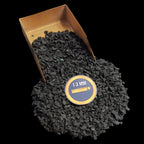 Earthmines Shungite Gemstone Crushed 1-3mm Natural Loose Stone for Orgonite, Jewelry, Reiki, Chakra Healing & Home Decor - Image 1