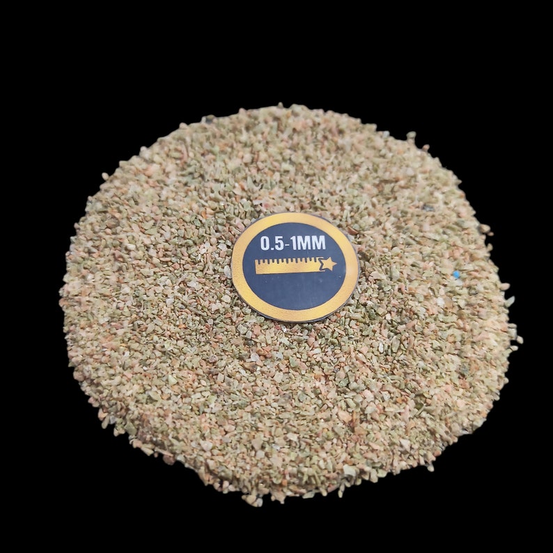 Earthmines Unakite Gemstone Crushed 0.5-1mm Natural Loose Stone for Resin Art, Jewelry Inlay, Reiki, Chakra Healing & Crystal Bottles - Image 2
