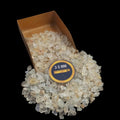 Earthmines White Topaz Gemstone Crushed 3-5mm Natural Loose Stone for Vase Fillers, Crystal Decor, Reiki, Chakra Healing & Feng Shui - Image 1